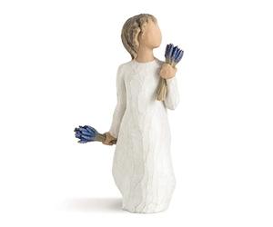Willow Tree 26465 Figurina Grazia con Lavanda, Resina, Design di Susan Lordi, 14 cm