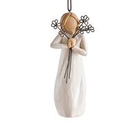 Willow Tree 27337 Ornamento dell'amicizia, Metallo, Bianco, Taglia Unica
