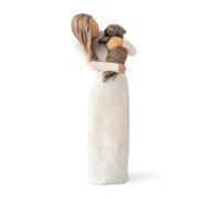 Willow Tree Adorable You (Dark Dog), Sculpted Hand-Painted Figure-7.5" high