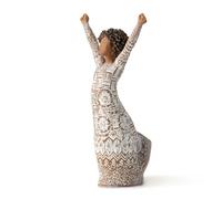 Willow Tree Coraggiosa gioia, statuetta scolpita dipinta a mano | Scultura originale Susan Lordi, regalo ispiratore di incoraggiamento, forza, speranza e fiducia
