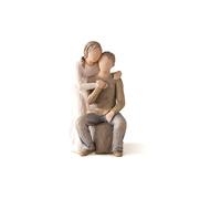 WILLOW TREE Figurina Io e te 17cm 26439 bianco