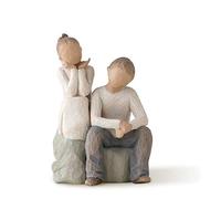 Willow Tree Fratello e Sorella Resina, Design di Susan Lordi, 14 cm