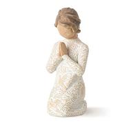 Willow Tree Preghiera Di Pace Resina, Design Di Susan Lordi, 10 Cm, Beige (Natur), 3 x 2.9
