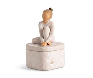 Willow Tree The Dancer Keepsake Box, Sculpted Hand-Painted Keepsake Box