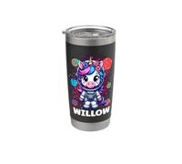 Willow Unicorn Space Astronauta Bicchiere termico in acciaio inox doppia parete