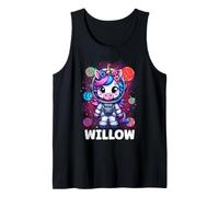 Willow Unicorn Space Astronauta Canotta