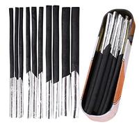 Willow Vine Charcoal Stick Soft Artist Charcoal Art Medium Vine Carbone per disegnare schizzi, ombreggiatura arte fornitore, 4 misure, confezione da 10 pezzi di carbone di vite in metallo matita