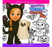Willow's World: Halloween: Cozy Colouring Book for Adults and Teens with Easy and Simple Designs for Relaxation