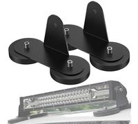 Willpower 2 pezzi Staffe di Montaggio con base magnetica, adatti per l'installazione di barre luminose LED su auto, fuoristrada e camion, Base a Ventosa Magnetica ad Alta Potenza