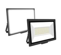 Willpower 2pcs Faretto LED da Esterno 150W 15000LM Faro LED 6000K Bianco Proiettore LED Impermeabile Lampada Luce di Sicurezza a LED 85-265V Illuminazione per Giardino Garage Cortile Patio Corridoio