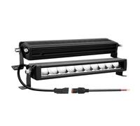 Willpower Barra LED Fuoristrada 12 Pollici 30W 3000LM, Barras Luce LEDs 12V 24V Slim Fila Singola, Luci di Lavoro Per Auto Trattore Camion Offroad Barca SUV ATV UTE 4x4 Veicoli, 6000K Bianca