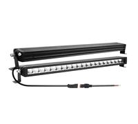 Willpower Barra LED Fuoristrada 23 Pollici 60W 6000LM, Barras Luce LEDs 12V 24V Slim Fila Singola, Luci di Lavoro Per Auto Trattore Camion Offroad Barca SUV ATV UTE 4x4 Veicoli, 6000K Bianca