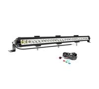 Willpower Barra LED Fuoristrada 29 Pollici 90W 9000LM, Barras Luce LEDs 12V 24V Con 12V 18AWG Cablaggio Kit, Per Auto Trattore Camion Offroad Barca SUV ATV UTE 4x4 Veicoli, Bianca, Fila Singola