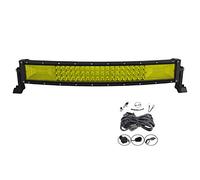 Willpower Barra Led Fuoristrada 56cm 270W Barra Luce a Led Ambra Giallo 12V 24V Con Cablaggio Combinata di Fascio Fari da Lavoro Led Barra Luminosa a Led per Auto Trattore Camion ATV Barca 4x4