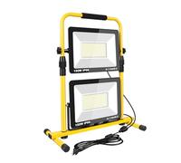 Willpower Faretto da Cantiere 2x150W Faro da Lavoro LED Portatile Esterno