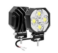 Willpower Faro LED Trattore Mini 7cm 16W Faretto LED Luci di Lavoro | 2PCS Fendinebbia LED 2.8", 6000K Bianco, Spot, Impermeabile IP67, per Auto 4x4 Barca Camion Agricolo Fuoristrada