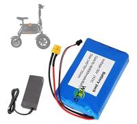 WILLQ Batteria agli ioni di Litio da 36 V 6000 mAh, 36 Volt, Batteria Interna per Scooter Elettrico per Kit di Sostituzione del Motore da 216 W con Porta XT60 + SM,36v6ah w/Charger