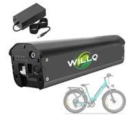 WILLQ Batteria agli ioni Litio 36V 13AH 15,6AH 18,2AH 20,3AH 22,4AH 24,5AH Batteria Ricaricabile per Bici elettrica 48V 13AH 14,5AH 16AH 17,5AH per Motore Mountain Bike 0 a 900W,36v15.6ah