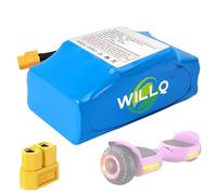 WILLQ Batteria al Litio da 36 V 5200 mAh 4400 mAh 10S2P 4,4 Ah 5,2 Ah per Hoverboard, Ricambio.,36v4.4ah