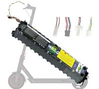 WILLQ Batteria al Litio da 36 V 6,6 Ah, Batteria di Ricambio Ricaricabile da 6600 mAh per Monopattino Elettrico Pieghevole M365, Motore da 237,6 Wh con Funzione App di Comunicazione