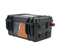 WILLQ Batteria al Litio Ferro fosfato 12V 24V LiFePO4 60Ah-200Ah BMS Integrato per Barca elettrica a Motore Elica per Barca da Pesca Batteria di propulsione Marina,24v150ah+10a