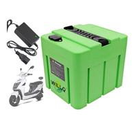 WILLQ Batteria al Litio Interna 48V 8AH 12AH 15AH 18AH 20AH 22AH 24AH 28AH Batteria di Ricambio per Scooter 60V 15AH 17.5AH per Kit Motore per Bicicletta,60v15ah