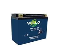 WILLQ Batteria al Litio LiFePO4 12,8 V 4 Ah 5 Ah 7 Ah 9 Ah 12 Ah 15 Ah 20 Ah 30 Ah Batteria di avviamento per Motocicletta di Ricambio per ATV/Jet Ski/Rasaerba/Scooter,Ytx20l BS