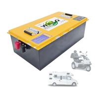 WILLQ Batteria al Litio LiFePO4 60V 42Ah 63Ah 84Ah 100Ah 60 Volt Batteria Sostitutiva per Golf Cart, BMS Integrato da 100 A per Applicazioni Golf Cart/Camper/solari/Fuori Rete,60v42ah