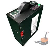WILLQ Batteria al Litio per Carrello elevatore Elettrico da 24 V e 20 Ah, Batteria per carico e Scarico Camion da 24 Volt con Spina Anderson per Motore da 500 W, Kit modificato