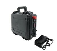 WILLQ Batteria al Litio Ricaricabile per propulsore Marino 12V 60AH 80AH per Carrello da Golf/Motore da Pesca alla traina con Caricatore 5A e Porta USB,12v60ah