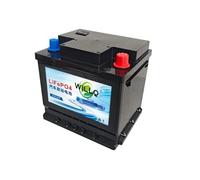 WILLQ Batteria al Litio Ricaricabile Start-Stop per Auto, 12V LiFePO4 | Batterie per auto ad alte prestazioni 12,8 V, 50 Ah, 60 Ah, 70 Ah, 80 Ah, 90 Ah, 100 Ah, 110 Ah, senza manutenzione