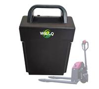 WILLQ Batteria Interna LiFePO4 24V 20Ah per transpallet Elettrico, Batteria per carrelli elevatori elettrici EPL1531/MT12/EPT12-EZ, Pezzi di Ricambio,24v20ah n/Light