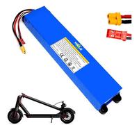 WILLQ Batteria Interna per Scooter da 36 V 10 Ah, Pacco Batteria al Litio Ricaricabile da 10000 mAh con Guscio in PVC e Scheda BMS per Kit di Ricambio Motore,36v10ah,JST+XT30