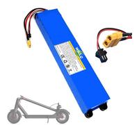 WILLQ Batteria Interna per Scooter da 36 V 10 Ah, Pacco Batteria al Litio Ricaricabile da 10000 mAh con Guscio in PVC e Scheda BMS per Kit di Ricambio Motore,36v10ah,SM+XT60