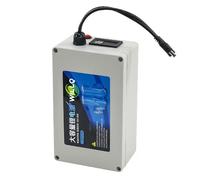 WILLQ Batteria Litio Ricaricabile CC 12V 10AH 20AH 30AH 40AH 50AH 60AH 80AH 100AH Pacco Batteria Backup per Pannello Luminoso pubblicitario/monitoraggio Alimentato a energia Solare,12v 20ah