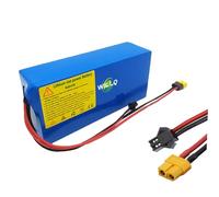WILLQ Batteria per Bici elettrica ad Alta Potenza 24V 10Ah 8Ah Batteria al Litio 7S 29,4 Volt, con Scheda di Protezione BMS per Motore Scooter da 0 a 240W con Porta SM + XT60,24v8ah