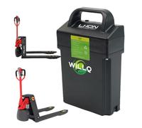 WILLQ Batteria per transpallet elettrico 24V 20Ah LiFePO4 al litio per carrelli elevatori EPL1531/MT12/EPT12-EZ, ricambio di riserva.,24v20ah light