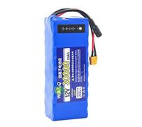 WILLQ Batteria Ricaricabile 12 Volt Barca RC nidificazione Batteria Litio 12V 18Ah 22Ah 24Ah 30Ah con Spia LED + Caricabatterie per Pezzi Ricambio per Barca Pesca RC,12v 30000mah