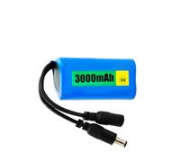 WILLQ Pacco Batteria Litio 12V Ricaricabile 3000mAh Batteria agli ioni Litio Batteria Portatile 12Volt Interfaccia CC Batteria Luce Solare/Dispositivo Elettrico,12v3000mah