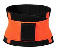 WILLQ Trimmer La Vita Donna Shaper Corpo Dimagrante,Trainer Vita,Cintura Sudore Allenamento Uomo,Fascia Lo Stomaco Fasce Fitness Bruciagrassi della Pancia Cintura Sportiva,Arancia,L