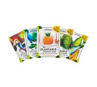 WILLSOW Libro piantabile per bambini, in carta di semi, libri di attività da giardino per bambini, regalo ecologico, impara a coltivare le tue verdure ed erbe aromatiche, idea regalo divertente per