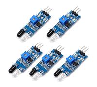 Willwin - Modulo di barriera a raggi infrarossi, sensore per evitare gli ostacoli, per Robot Car Intelligente Arduino, 5 pezzi