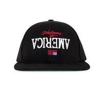 Willy Chavarria, ,Accessories ,unisex ,Nero ,ONE SIZE Welcome To America Cap