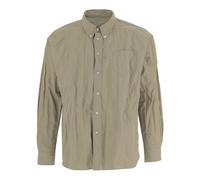 Willy Chavarria, ,Shirts ,Uomo ,Marrone ,M Camicia in misto cotone con texture increspata