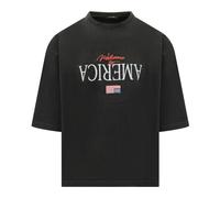 Willy Chavarria - Welcome To America Buffalo Tee - - Tops - Uomo - Nero - M