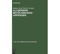 Willy H Eirmbter Rüdiger Jaco Allgemeine Bevölkerungsumfrage (Copertina rigida)