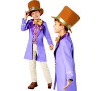 Willy Wonka Charlie E La Fabbrica Di Cioccolato Costume Ufficiale Per Bambini