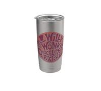 Willy Wonka Circle Logo Bicchiere termico in acciaio inox doppia parete