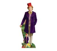 Willy Wonka Lifesize Cartone Ritaglio Ufficiale Gene Wilder IN Piedi/Stand-Up