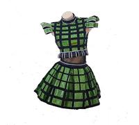 Willyacos Six The Musical - Costume da Katherine Howard per cosplay, teatro musicale, da donna (Anna Bolena, M)